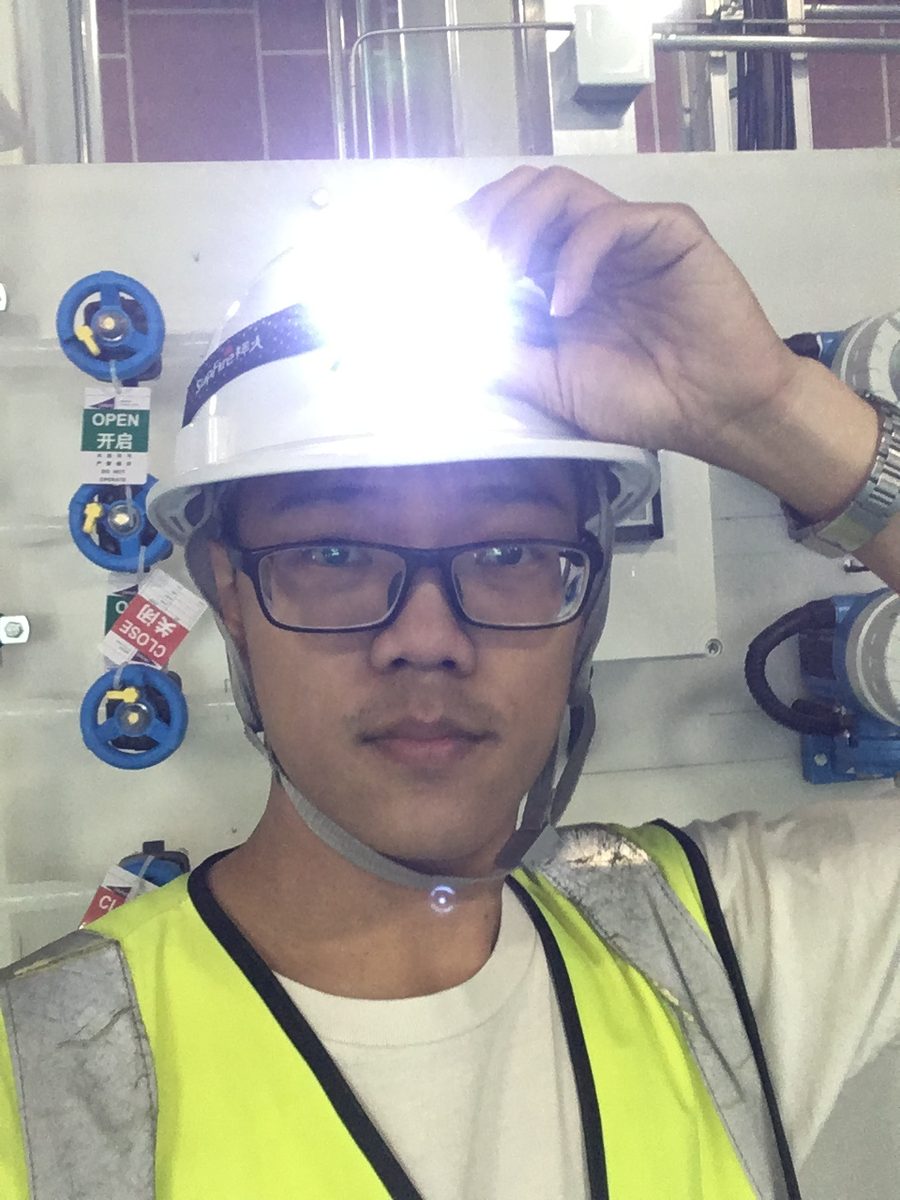Ken 在工程現場