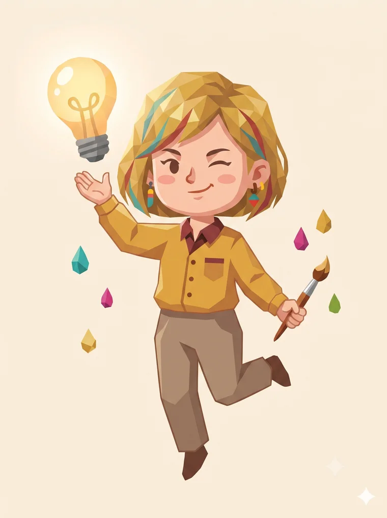 創造者角色插畫：要照自己的方式做的創意派